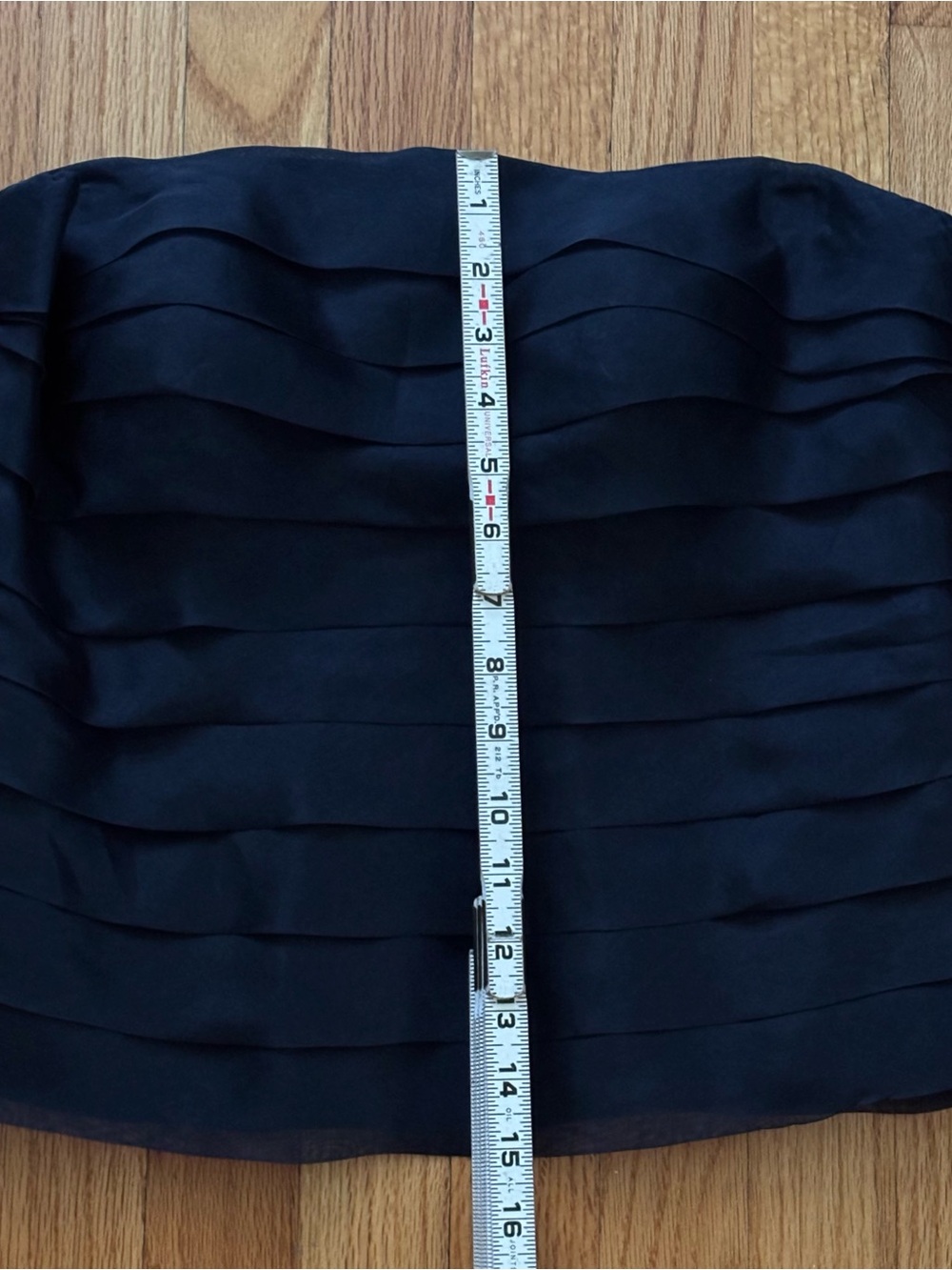 Vintage Kristali Pure Silk Navy Black Tie Strapless Gown Set Shawl Formal Custom - Picture 8 of 14